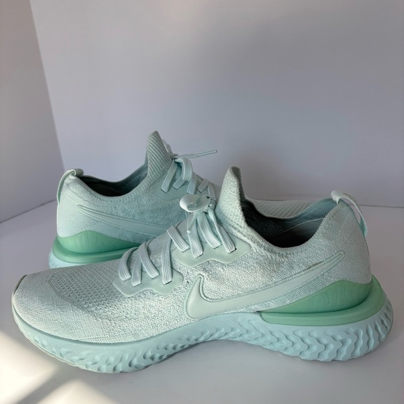 Nike Epic React Flyknit 2 Teal Tint Running Shoes Men’s Size 12.5 EUR 47 - Picture 8 of 13
